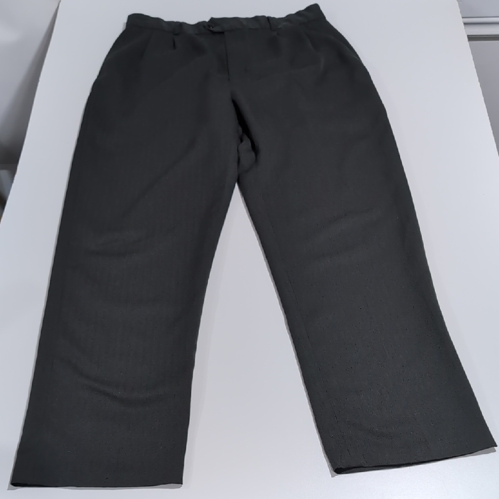 George Men's Dark Gray Dress Pants 34 - Picture 2 of 9